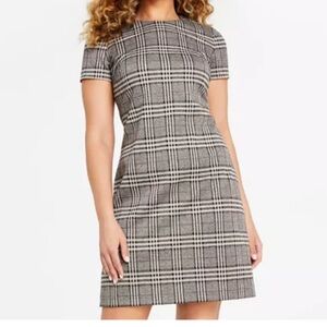 Calvin Klein | size 8 | plaid sheath dress